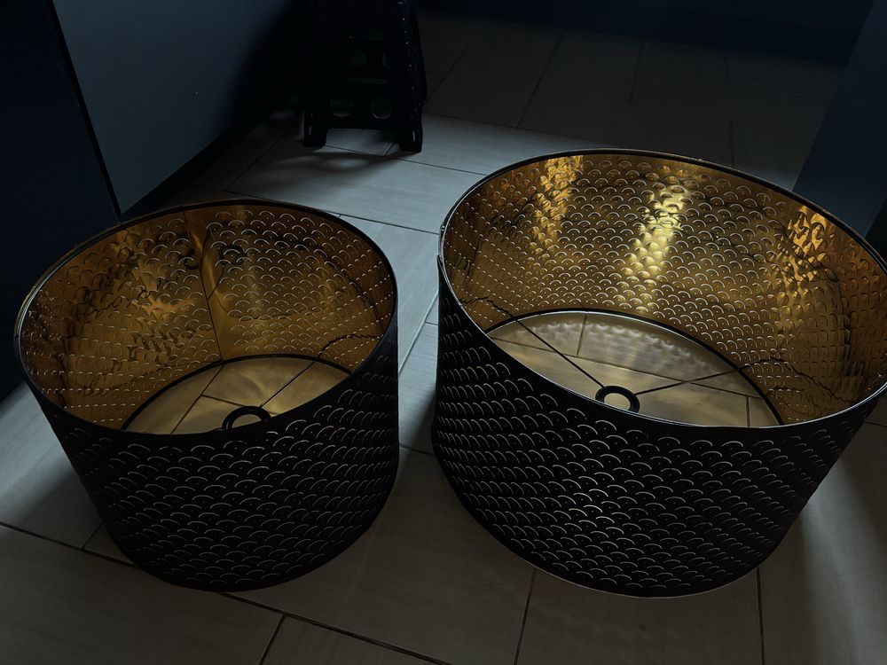 Komplet  klosz, abażur. 2 szt srednica 59cm i 44cm ikea nymö