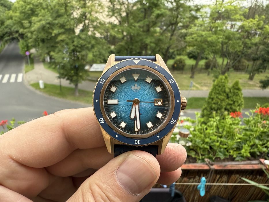 Phoibos Argo bronze miyota 9015 diver