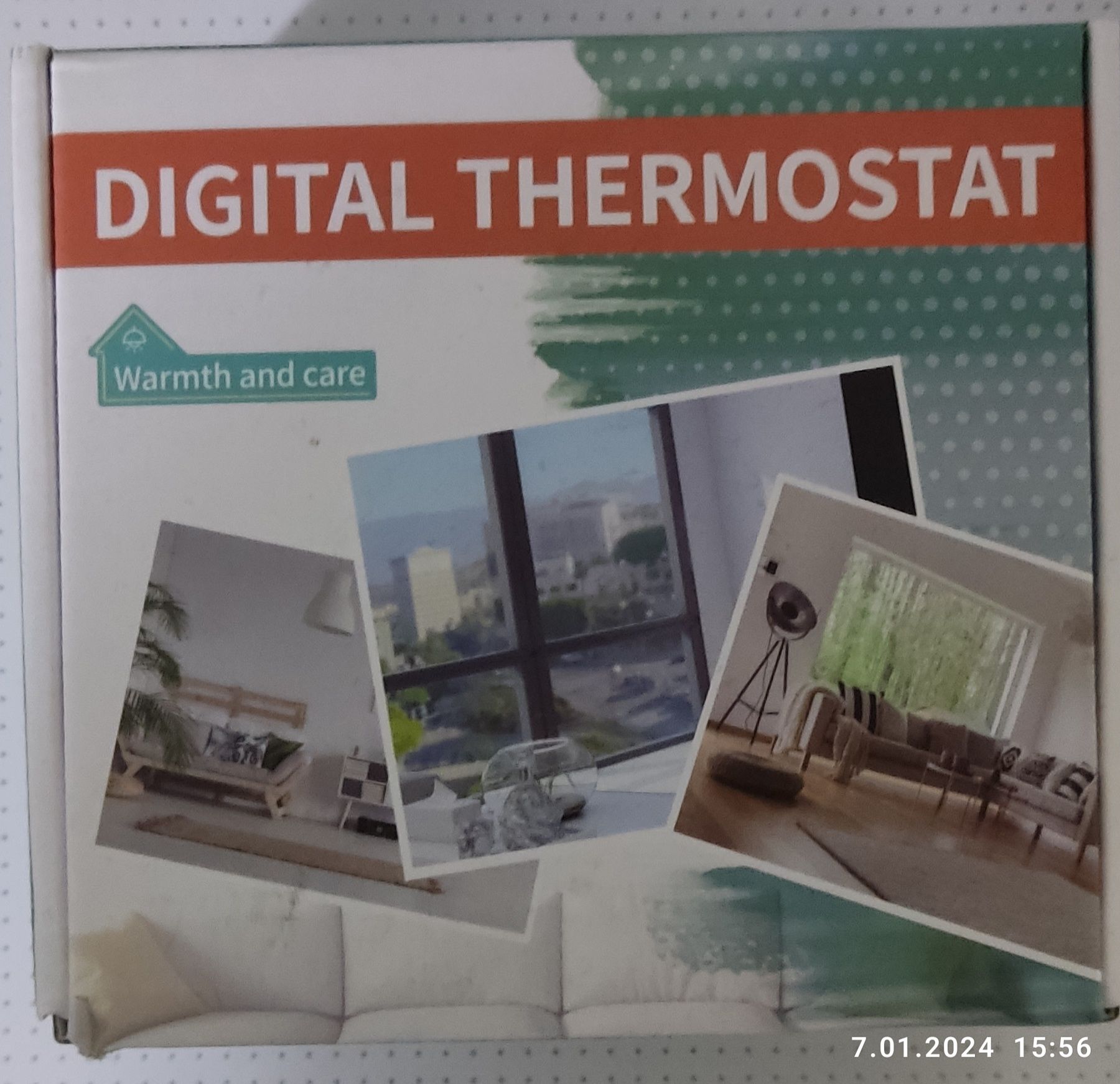 Termostat Dotykowy Digital m3-ge-wifi Zdalne Sterowanie  Piec,Kocioł