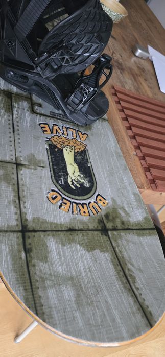 Męska Deska snowboardowa Endevor plus wiązania Salomon
