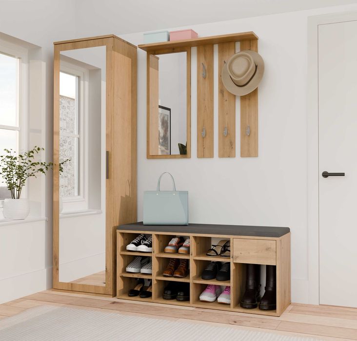 Szafka na Buty TALLIN Z Siedziskiem i Szufladą 110x46x35 RÓŻNE KOLORY