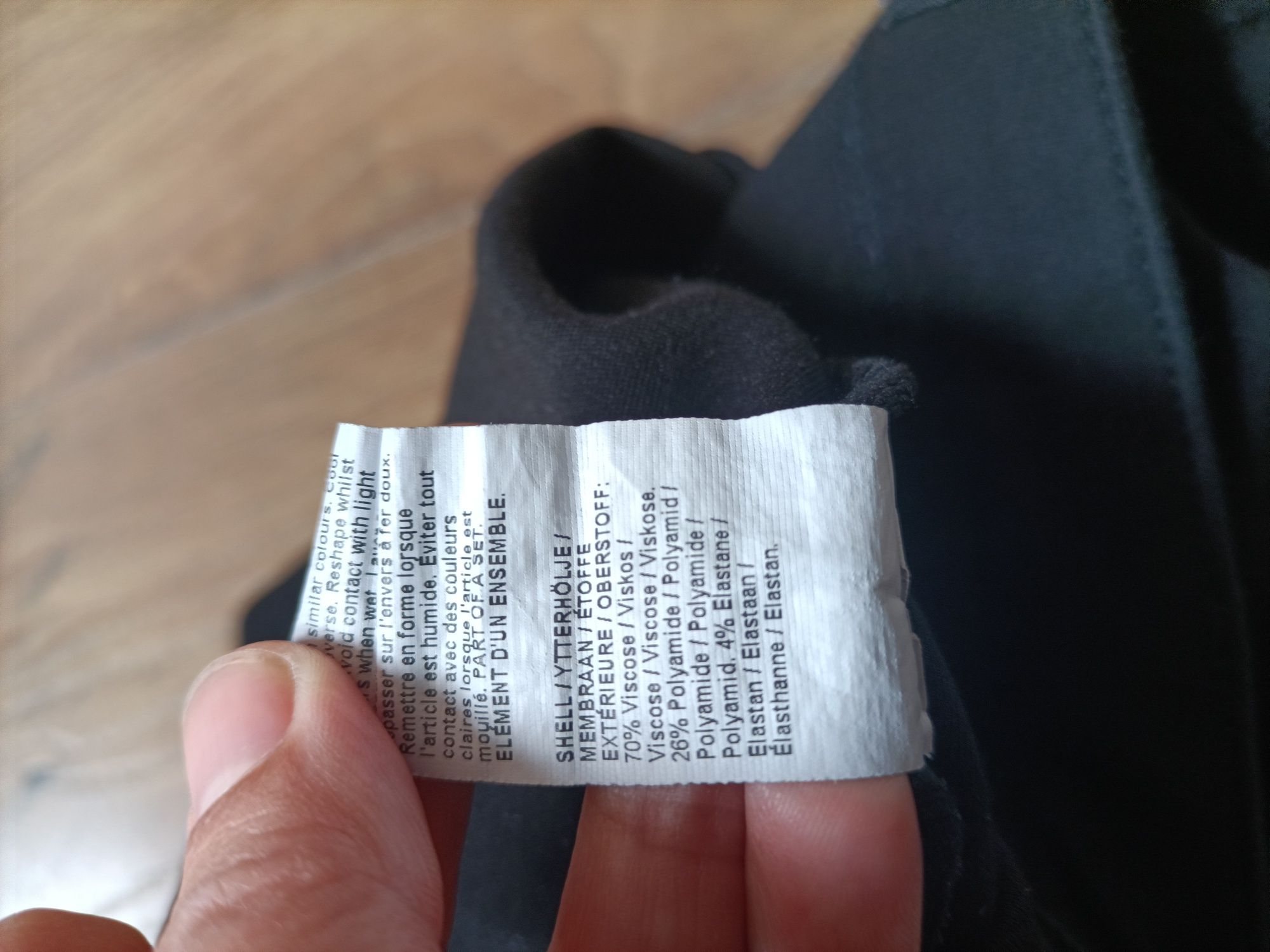 Dwie pary czarnych spodni River Island  S/M, 36/38
