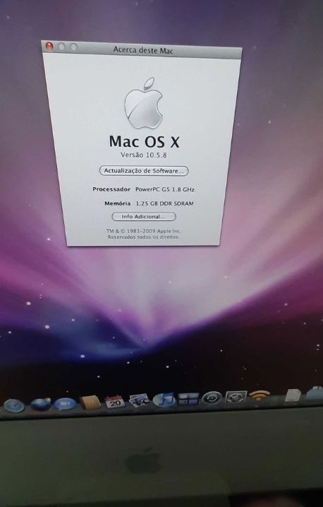 iMac G5 a funcionar 100%, Manuais + Opcional teclado e rato Originais