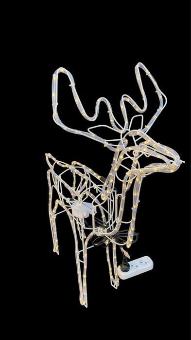 Світлодіодний олень тепло-білий Гірлянда новорічна