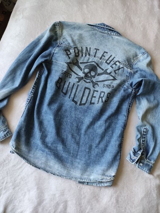 Молодіжна джинсова рубашка
