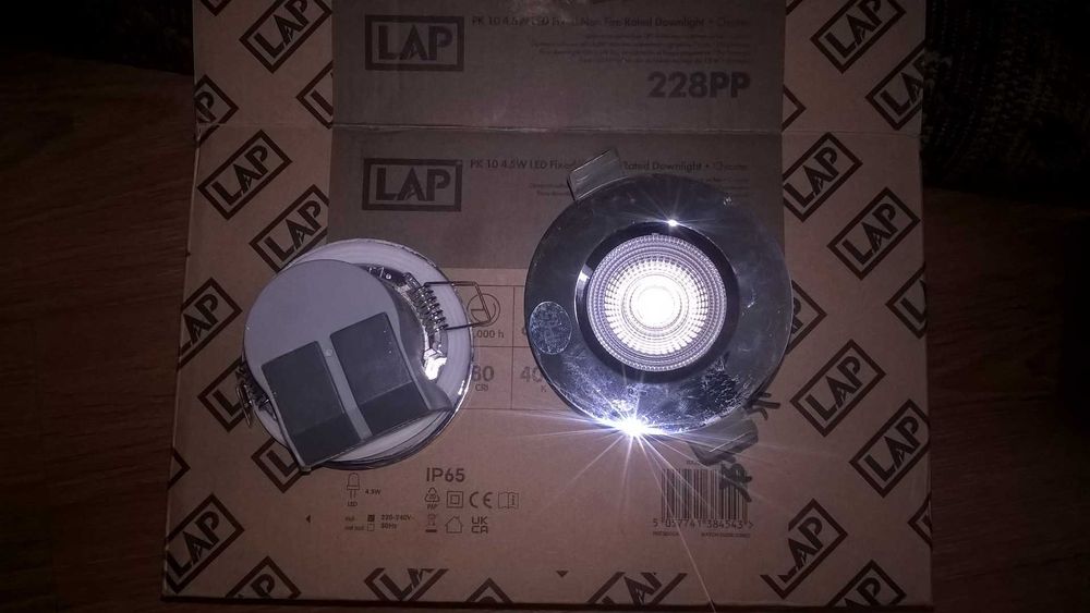 oświetlenie LED szczelne taras ogród łazienka 10 sztuk nowe