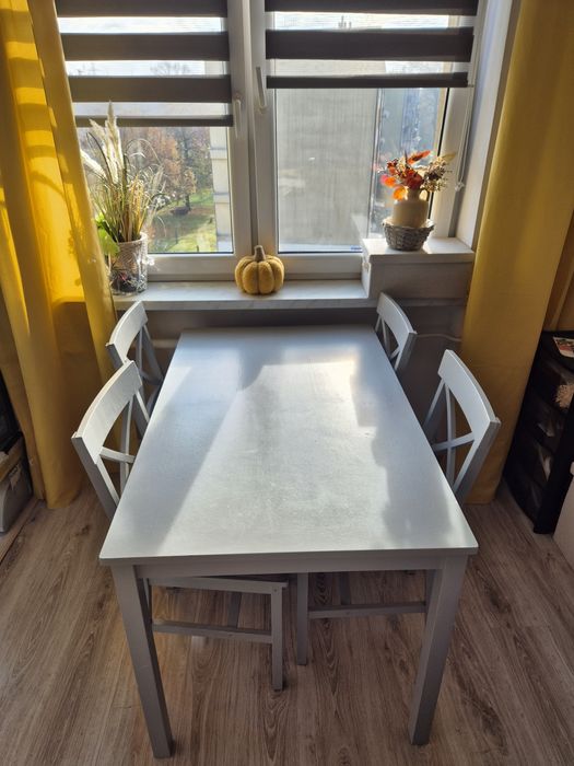 Ejby d188, stół i 4 krzesła, zestaw jysk (nie Ikea agata kuchnia )