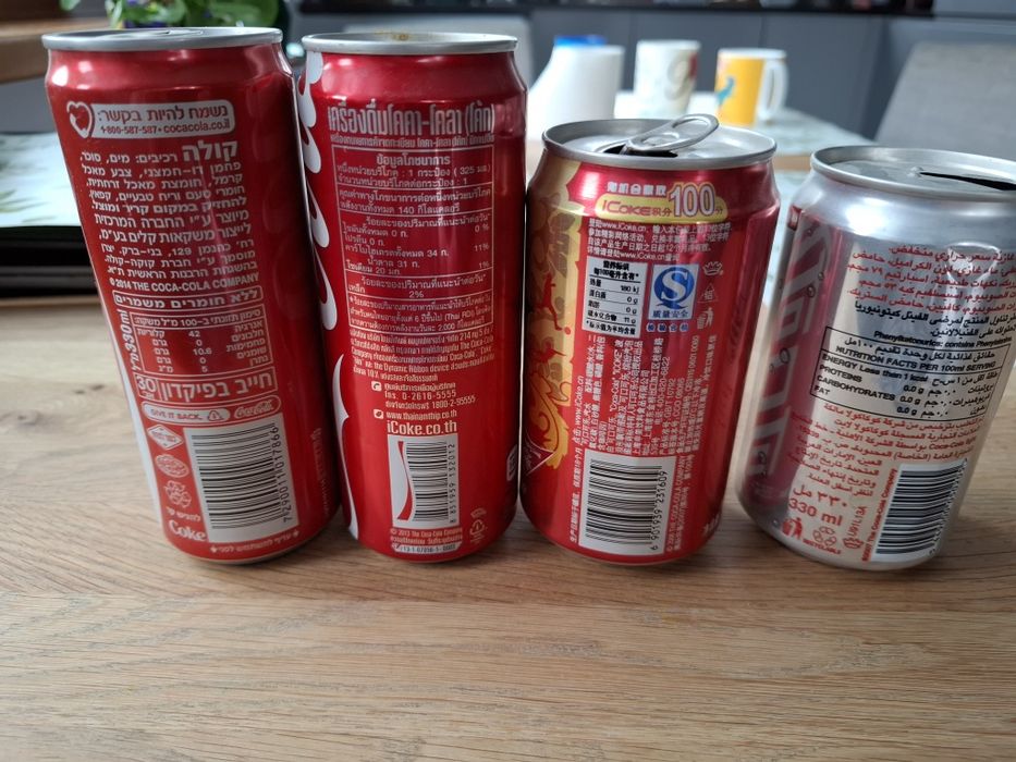 Puszki coca cola kolekcjonerskie