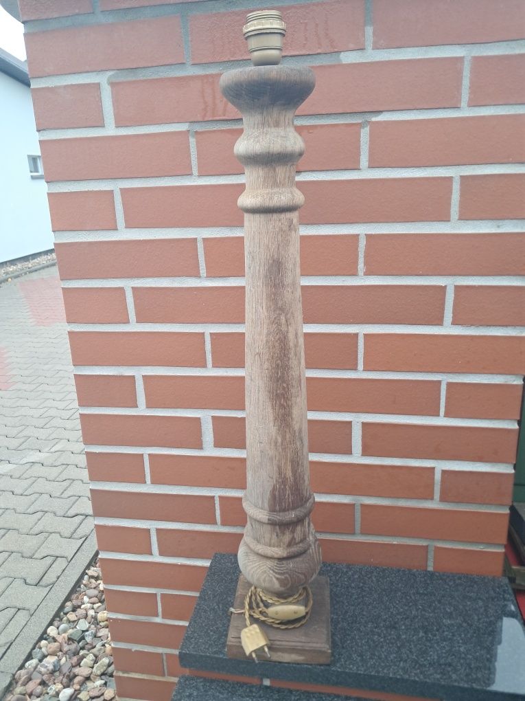 Podstawa lampy drewniana