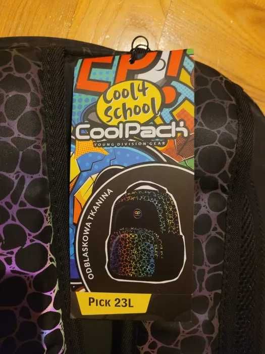 NOWY plecak Cool Pack Pick czarny wzory coolpack loozz super jakość