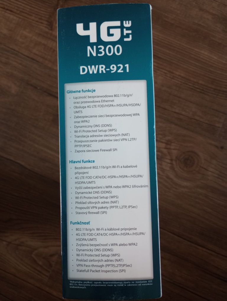 Router d-link 4g der 921