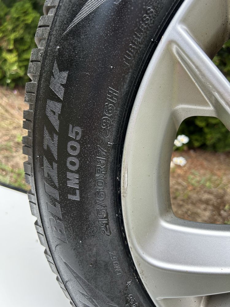 Kola z oponami zimowymi Nissan Renault KIA 114,3