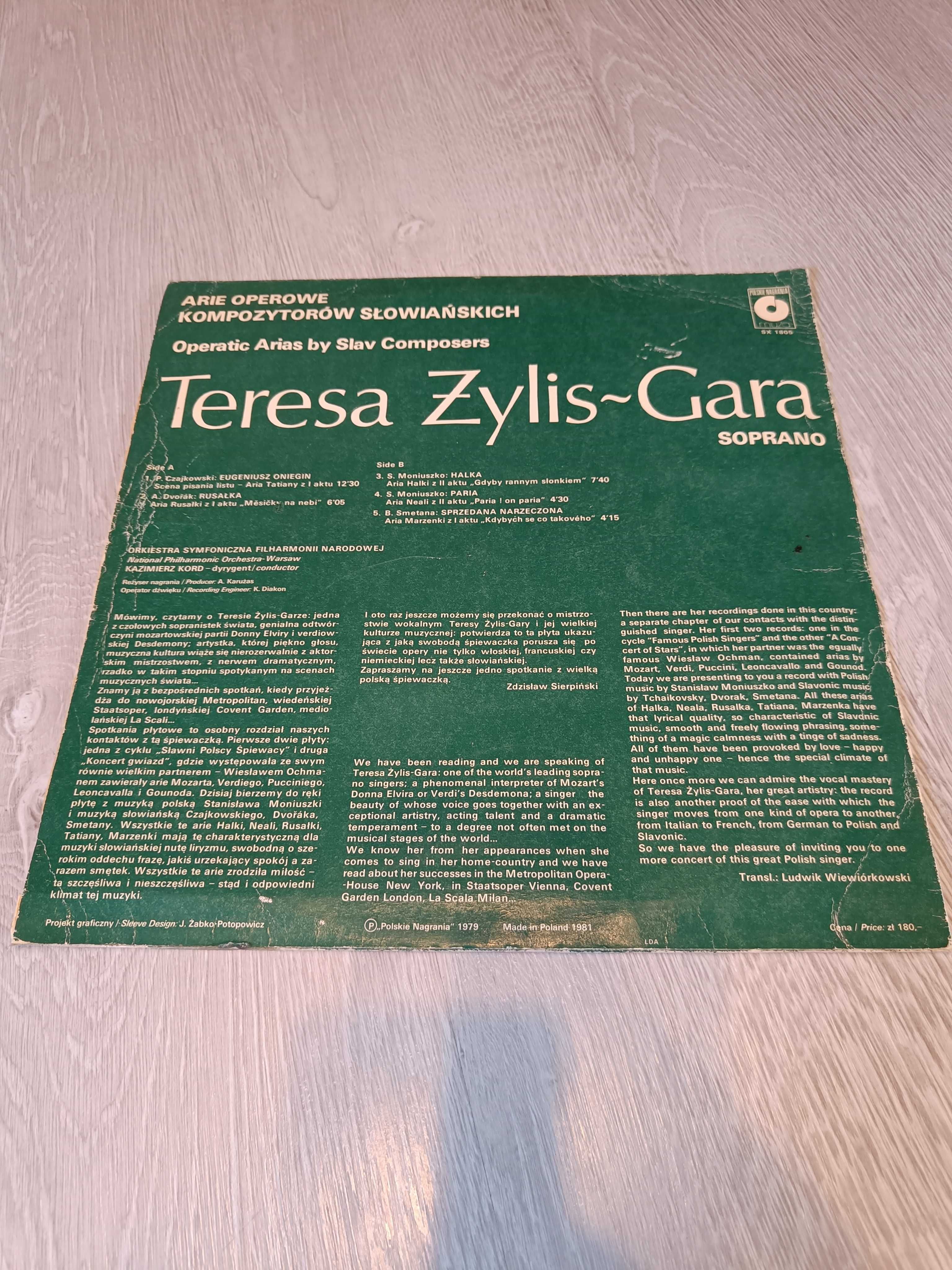Teresa Żylis-Gara arie operowe kompozytorów słowiańskich