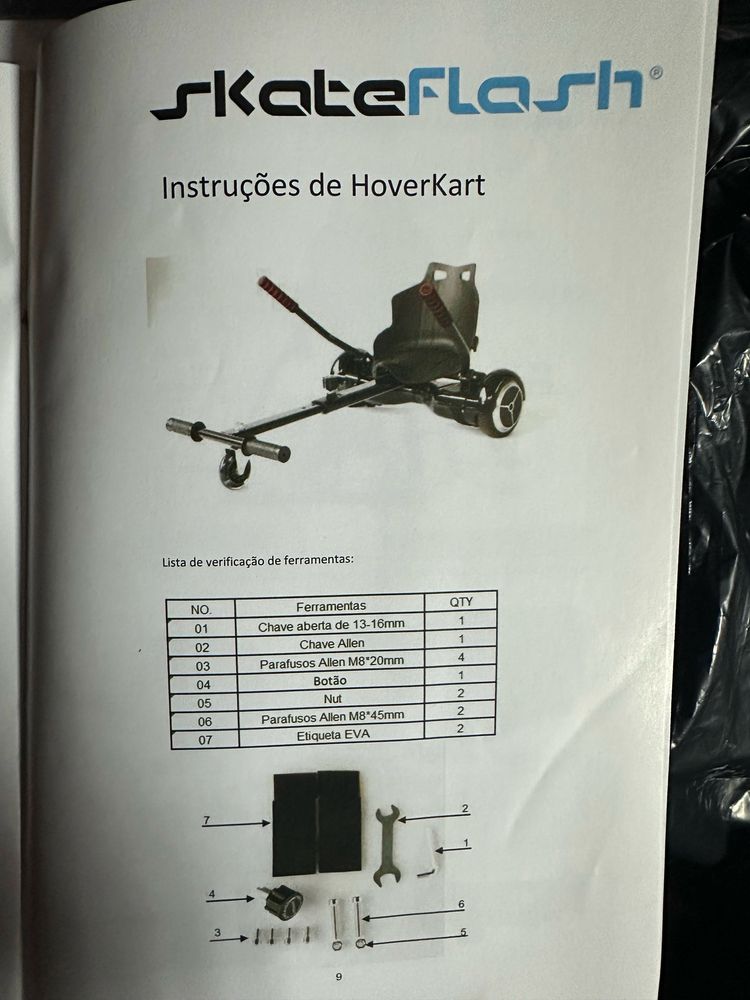 Kart para hoverboard