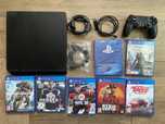 PS4 Slim 1TB + 6 gier + PS4 game downloader DO NEGOCJACJI