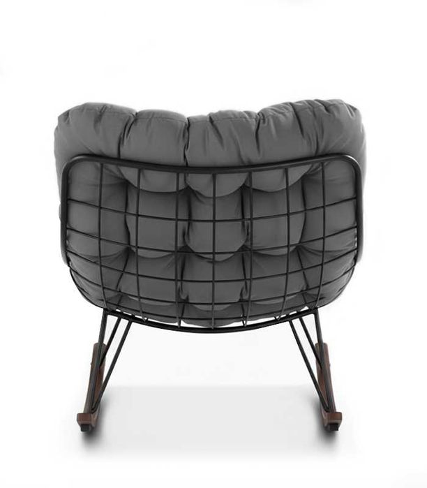 Bujana Huśtawka Bujany Fotel Na Ogród Taras Do Domu Szara Poduszka