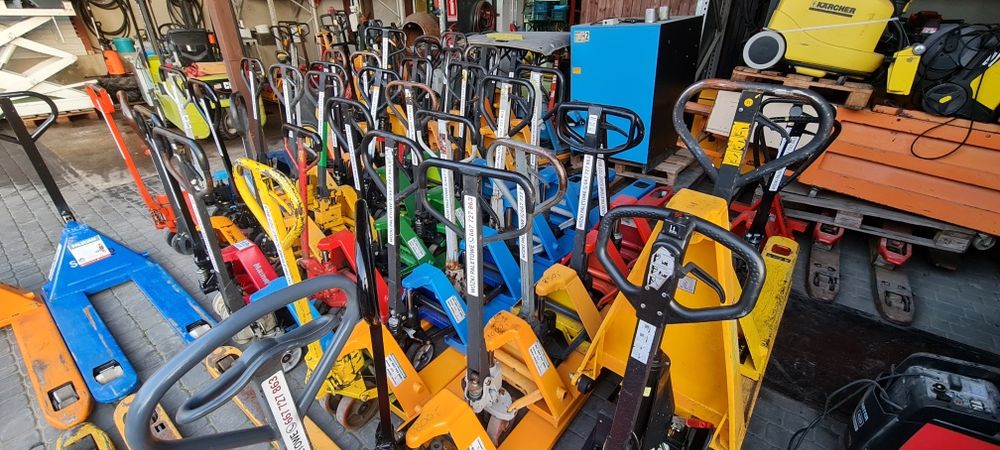 Wózek paletowy paleciak paleciaki różne pieski sztaplarka wysylka