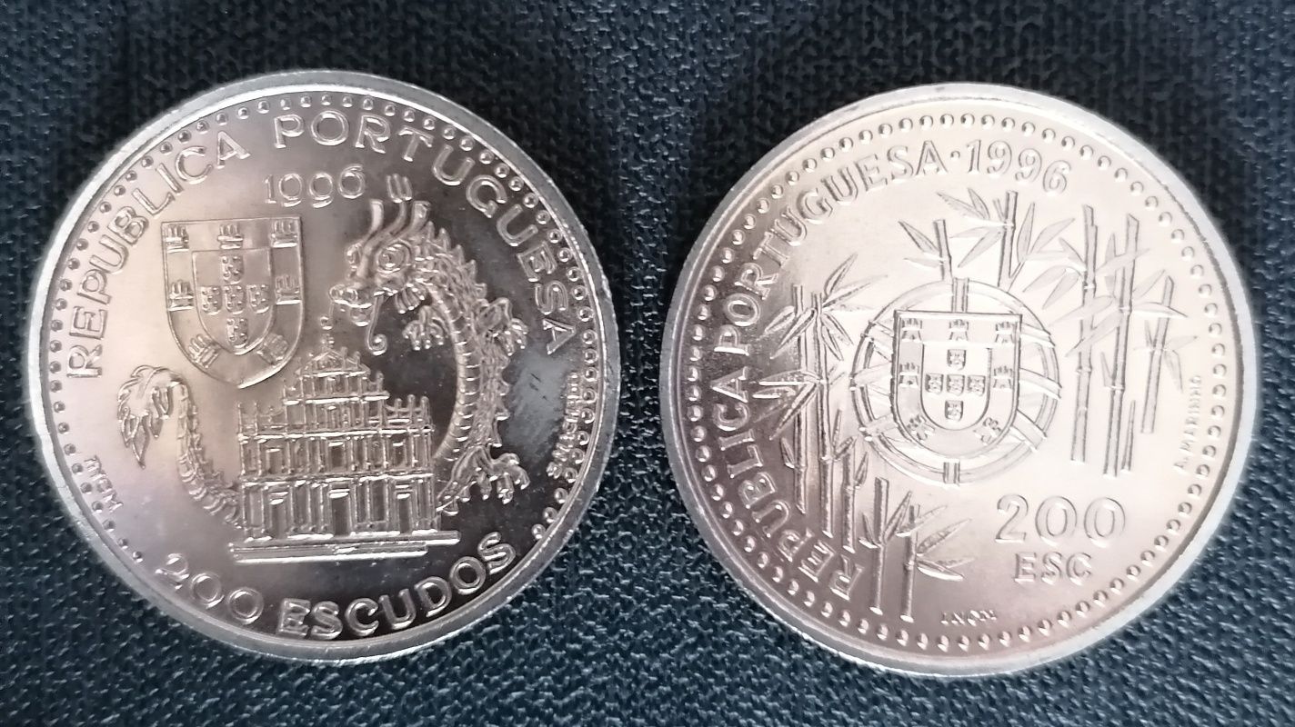 Moedas 200$ Portugal