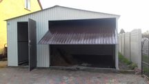 Garaż 5x5 dwuspadowy kolor