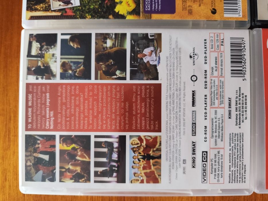 Kolekcja 4 filmów DVD na długie zimowe wieczory komedia miłość romans