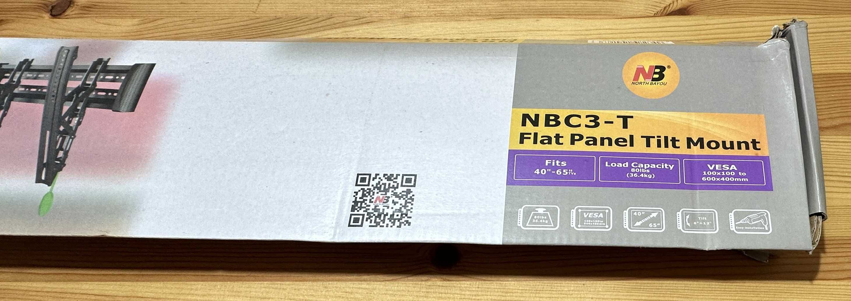 Suporte de TV 40” – 65” 36.4KG Novo North Bayou