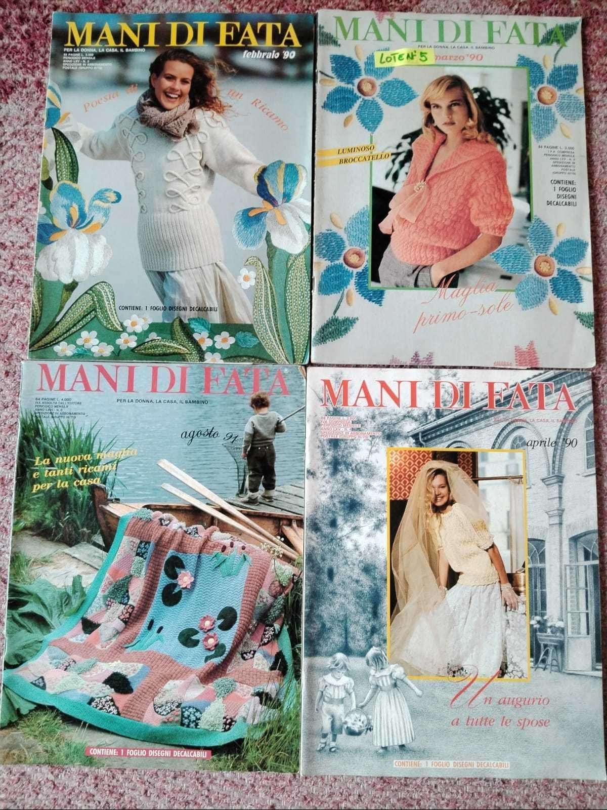 Revistas de lavores (Ponto cruz, malhas e decoração) c/moldes