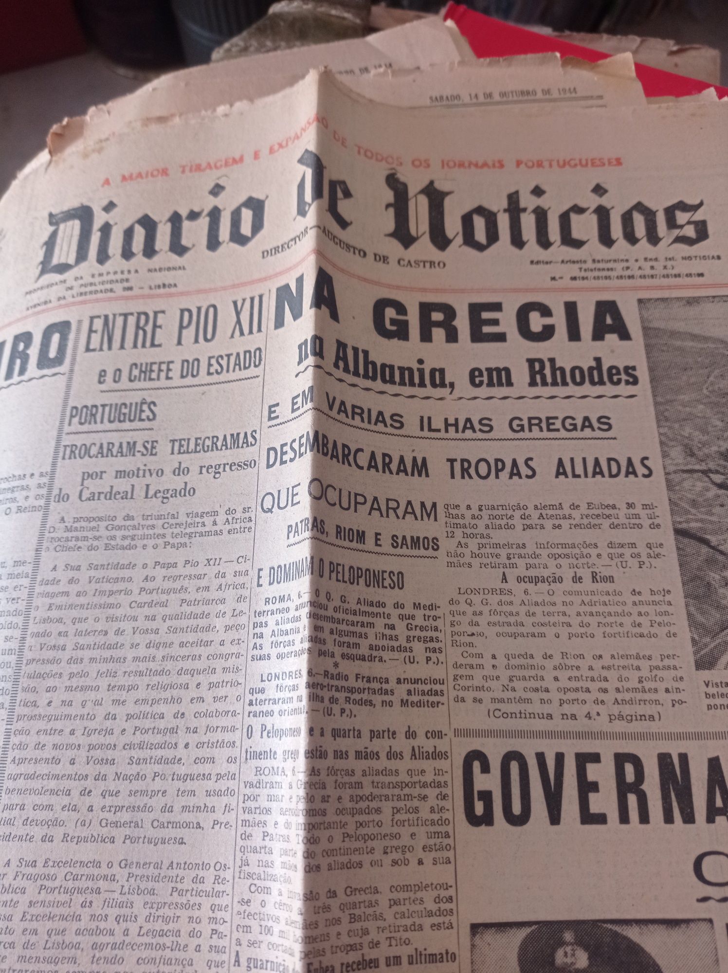 Jornal de notícias WW2