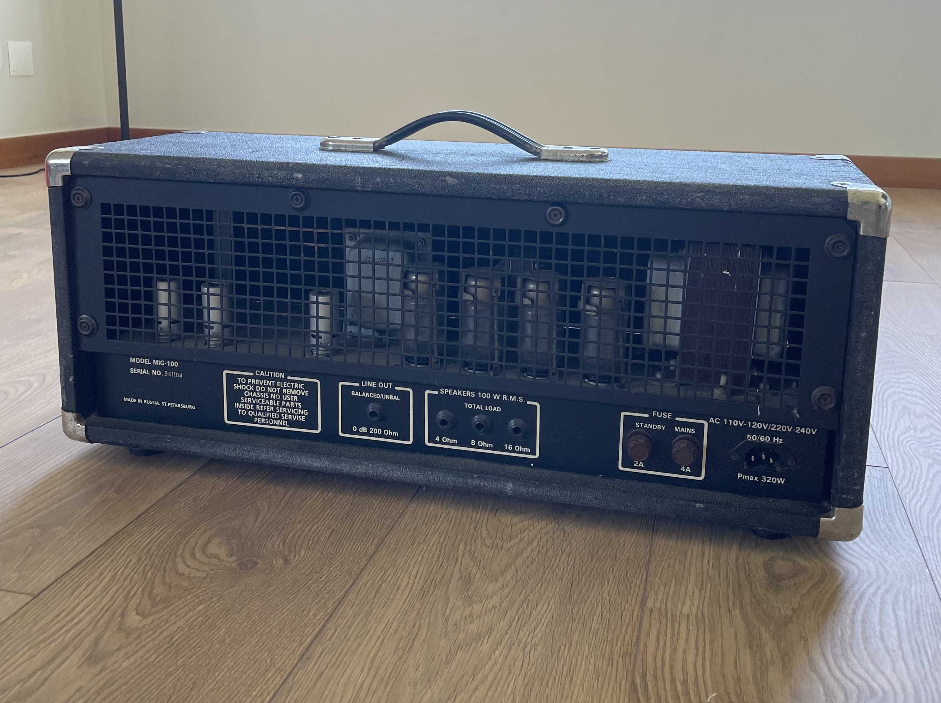Cabeça de Amplificador Guitarra Elétrica SOVTEK MIG100