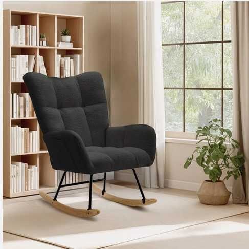 FLEXISPOT fotel bujany z wysokim oparciem i podłokietnikami