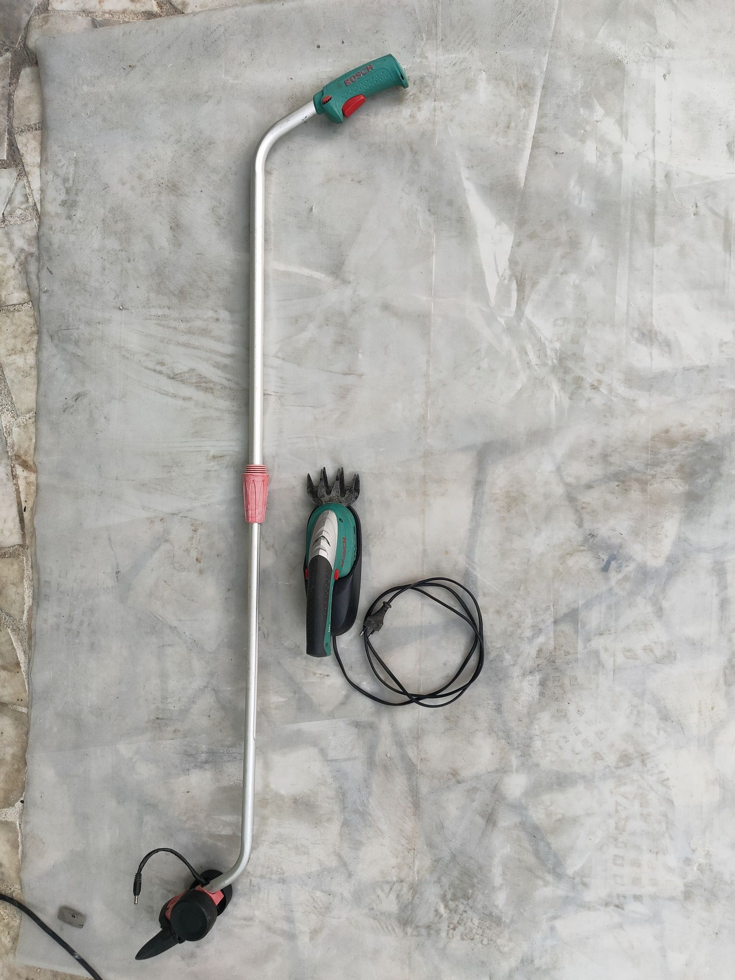 Conjunto de tesouras para relva sem fio Bosch Isio 3,6 V