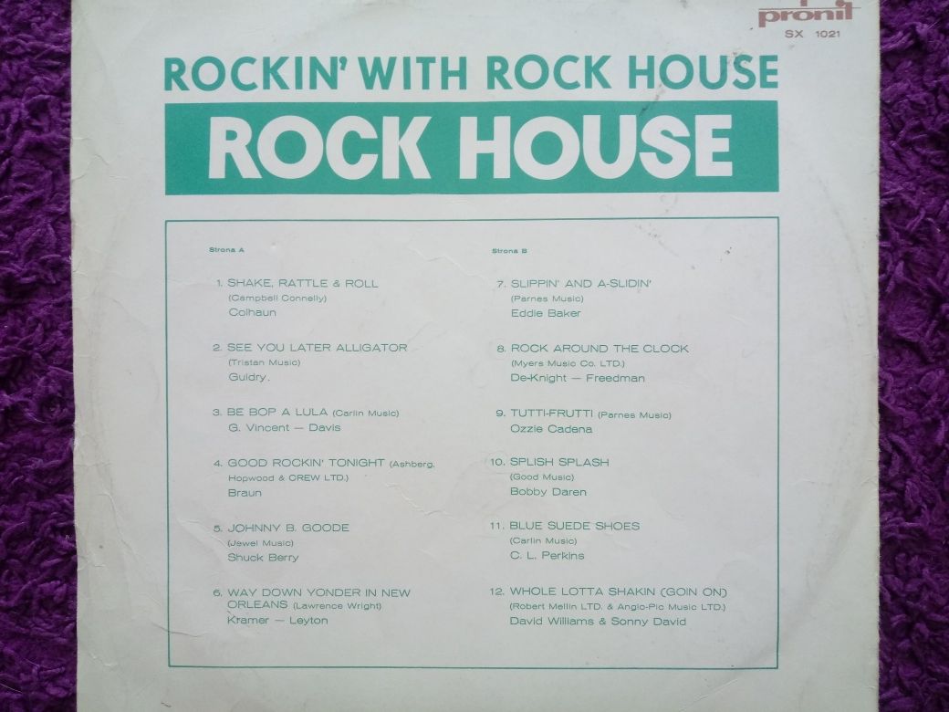 Płyty vinylowe - Rock House - 30 zł