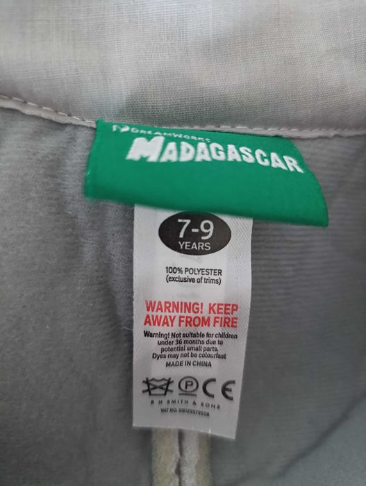 Strój karnawałowy HIPOPOTAM GLORIA MADAGASKAR  122/134 (262)