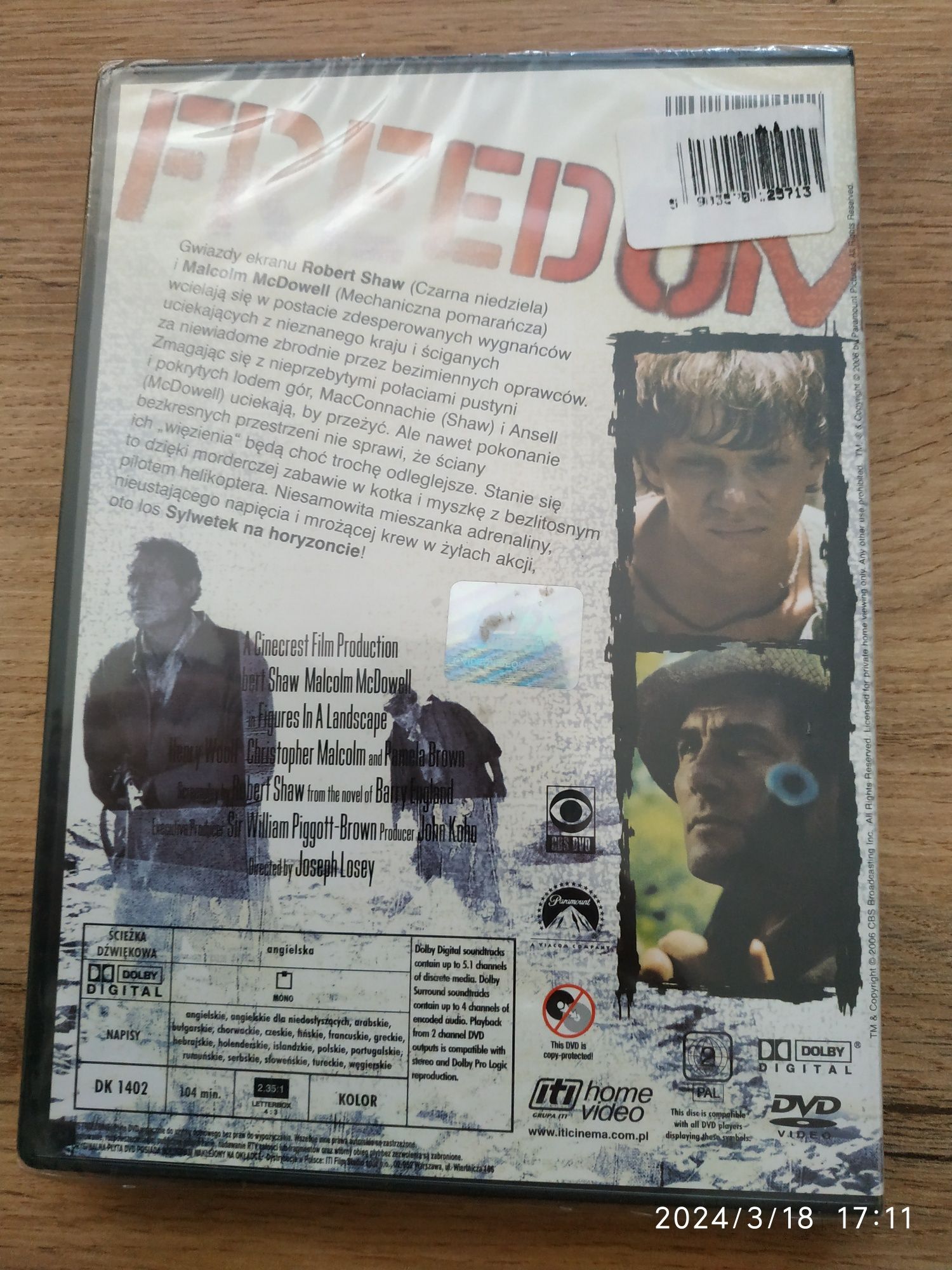 Film na płycie DVD Sylwetki na horyzoncie (nowa w folii)
