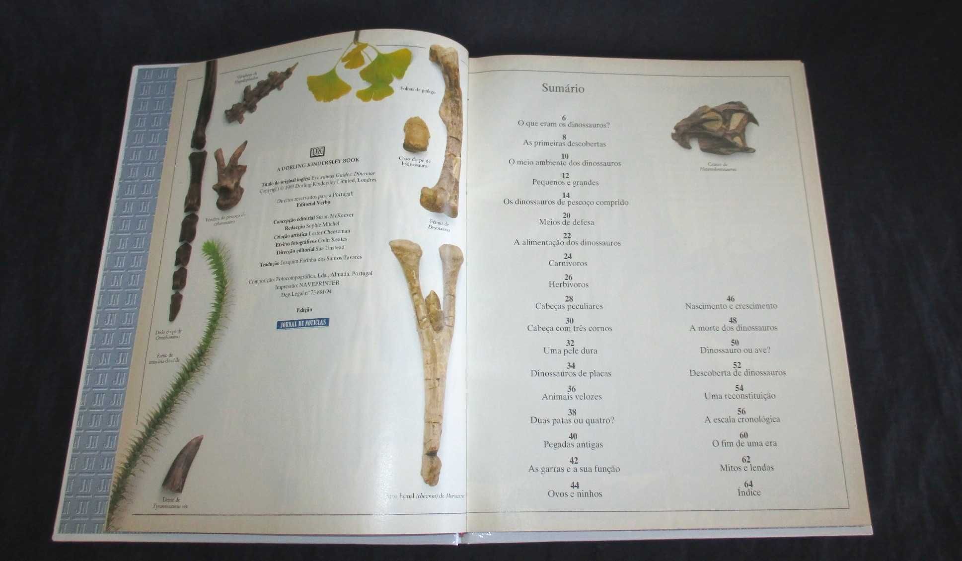Livro Dinossauros Borboletas Plantas Enciclopédia Visual