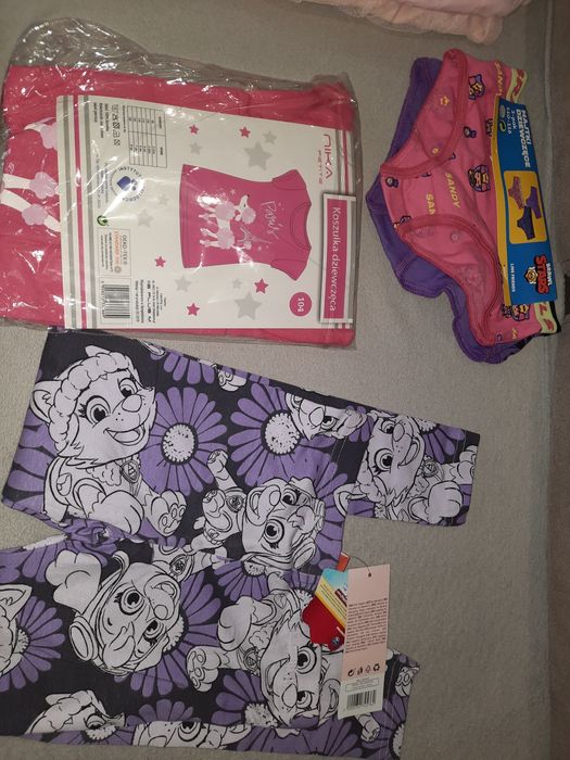 Zestaw ubrań dla dziewczynki 110 4-5 lat