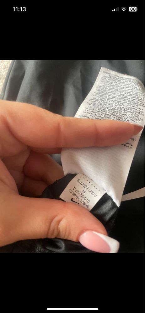 Dresy nike ortalion z paskiem