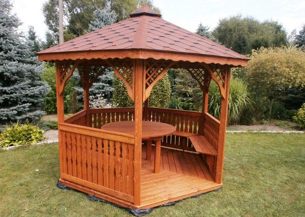 Altanka ogrodowa, altana drewaniana, 3,2m, 3,9m, 5,0m, 6,0m