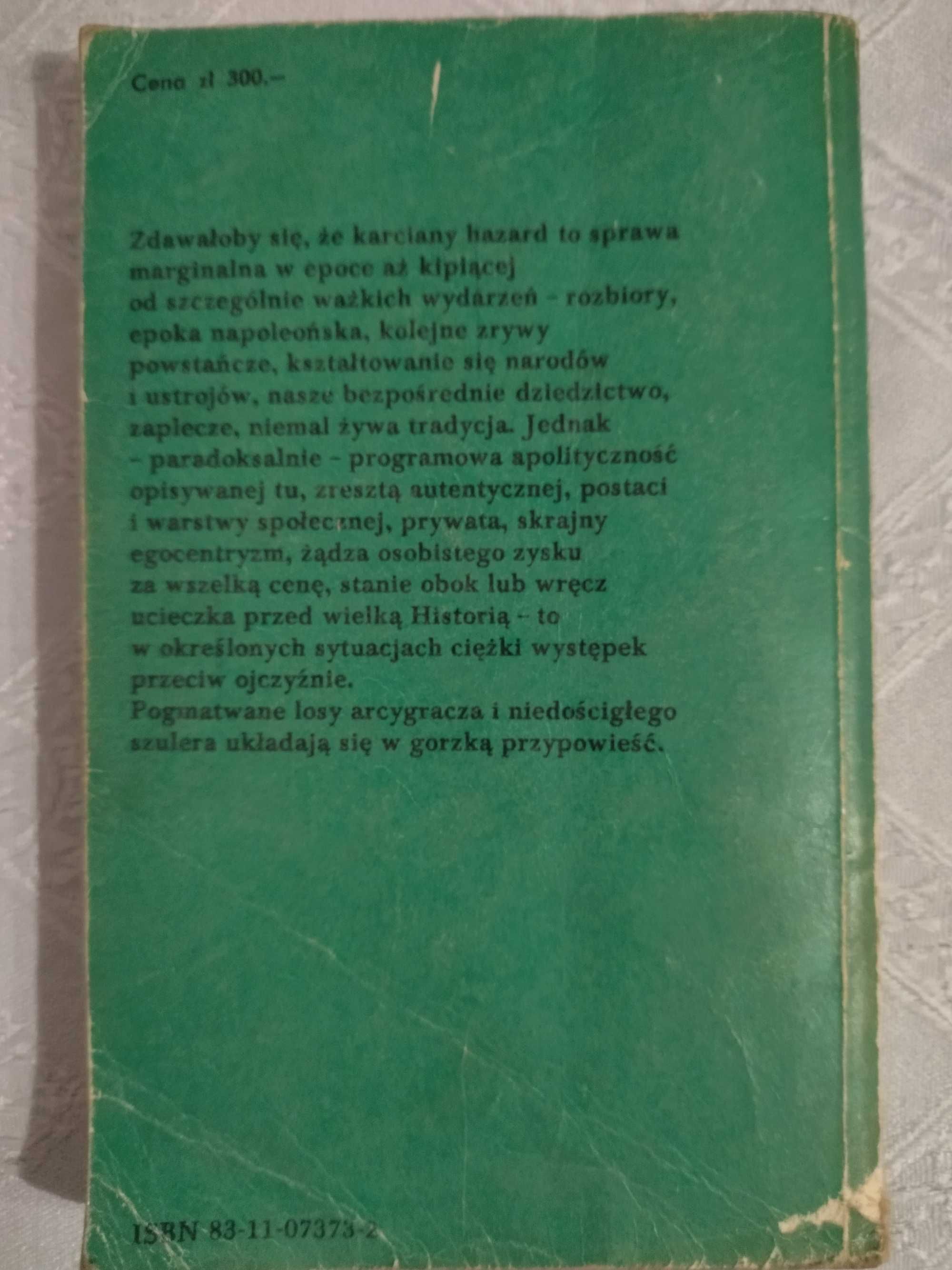 Głuchowski książka Król szulerów