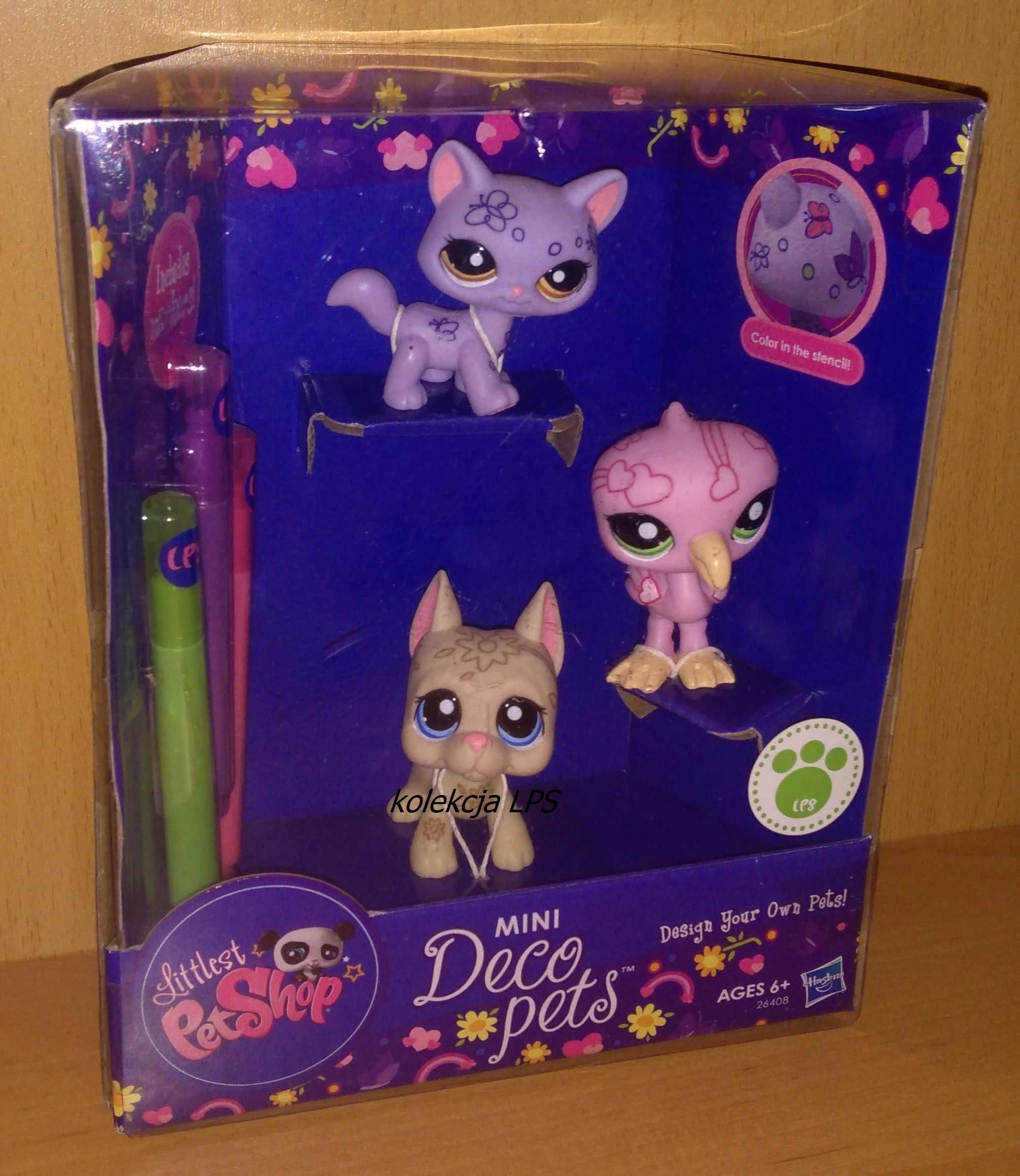 LPS dog deco ZESTAW Littlest Pet Shop oryginalny mini deco pets