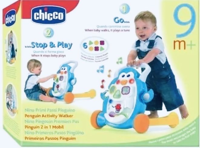 Chodzik Grający Pchacz Pingwin firmy Chicco