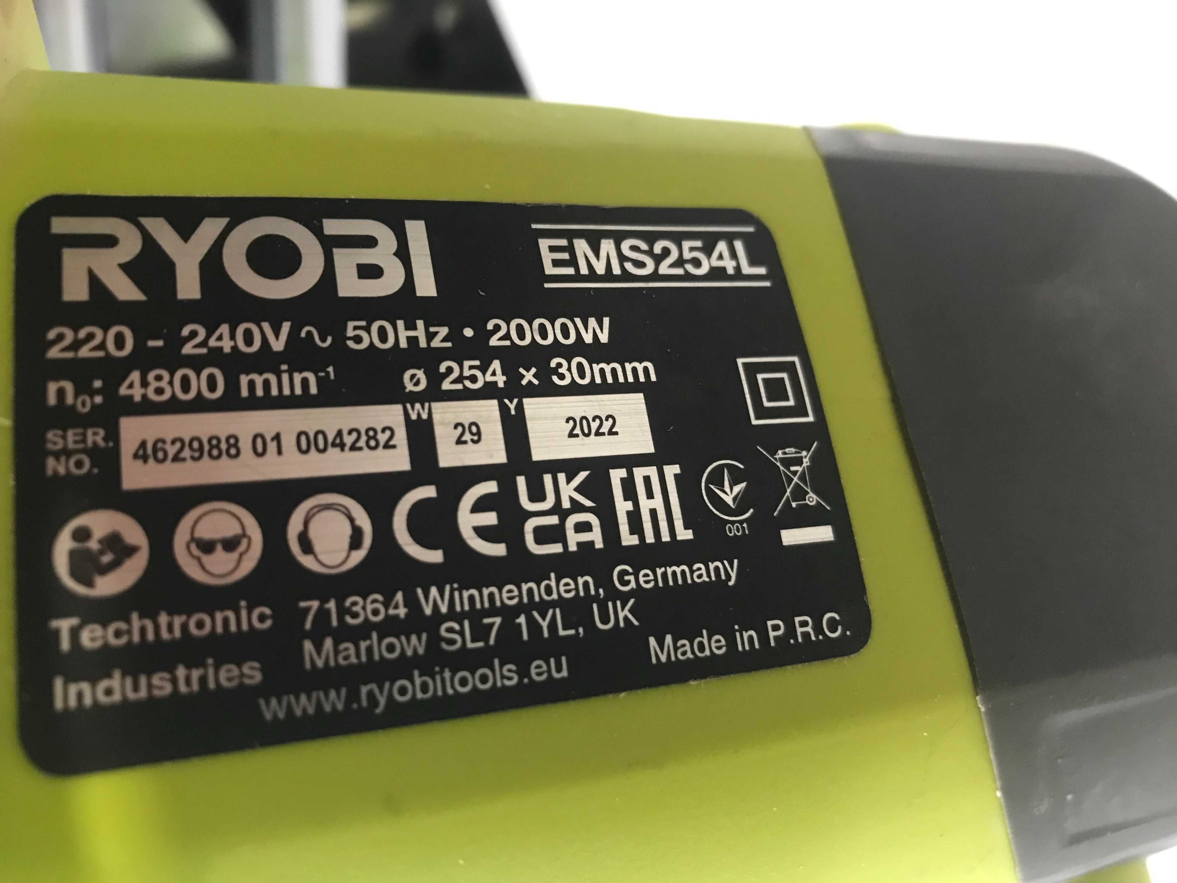 Пила торцювальна Ryobi EMS254L з Англії