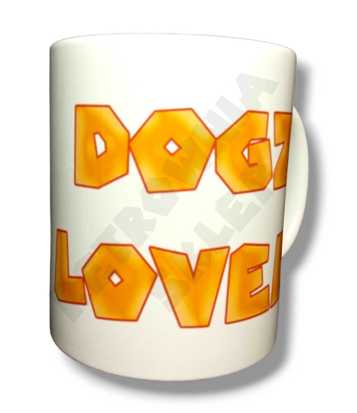 Kubek biały z nadrukiem 330ml – Dogz Lover