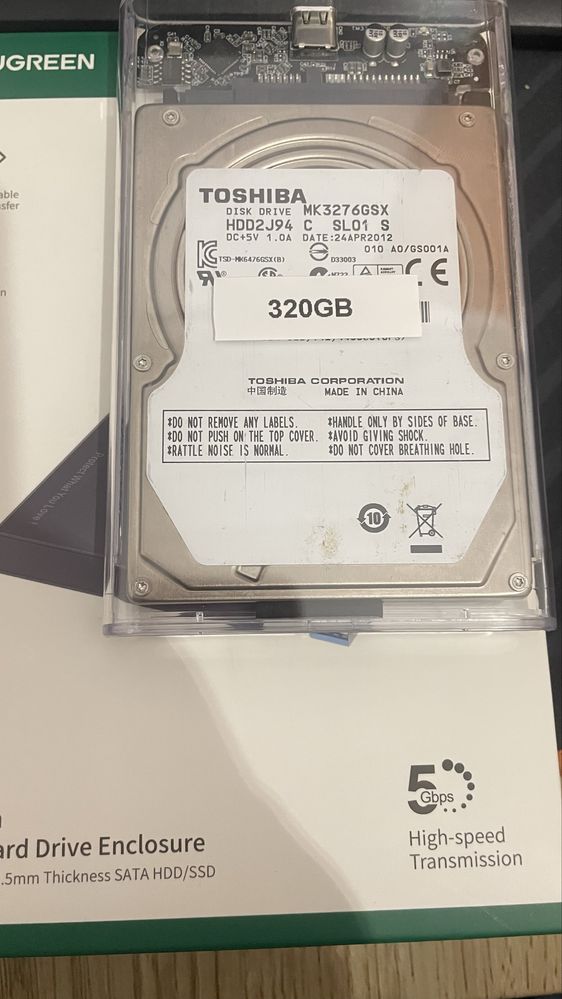 Discos externos 320GB a 1Terabyte