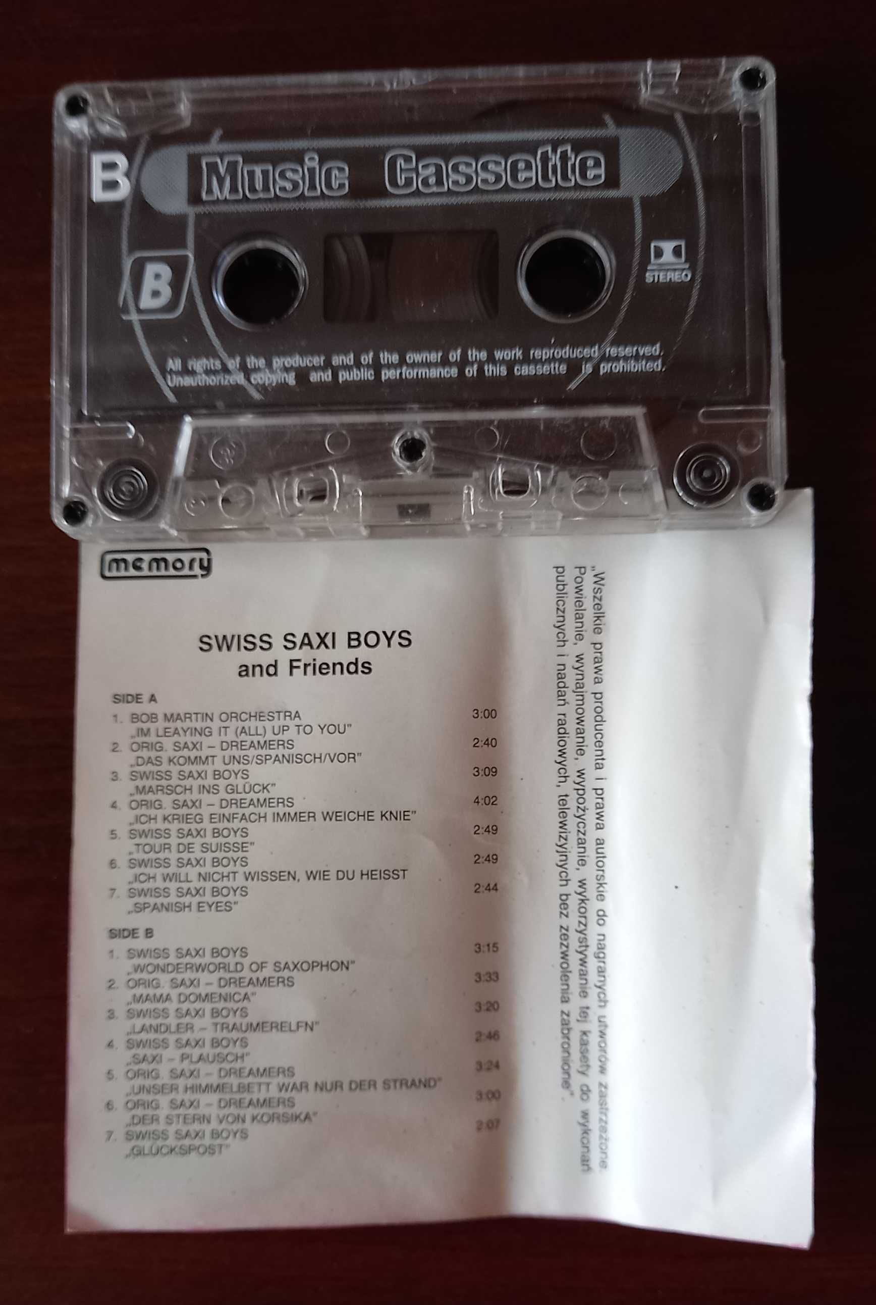 Swiss Saxi Boys and Friend - kaseta magnetofonowa