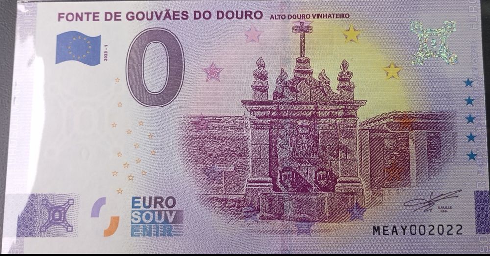 Nota de 0€ portuguesa e estrangeiro