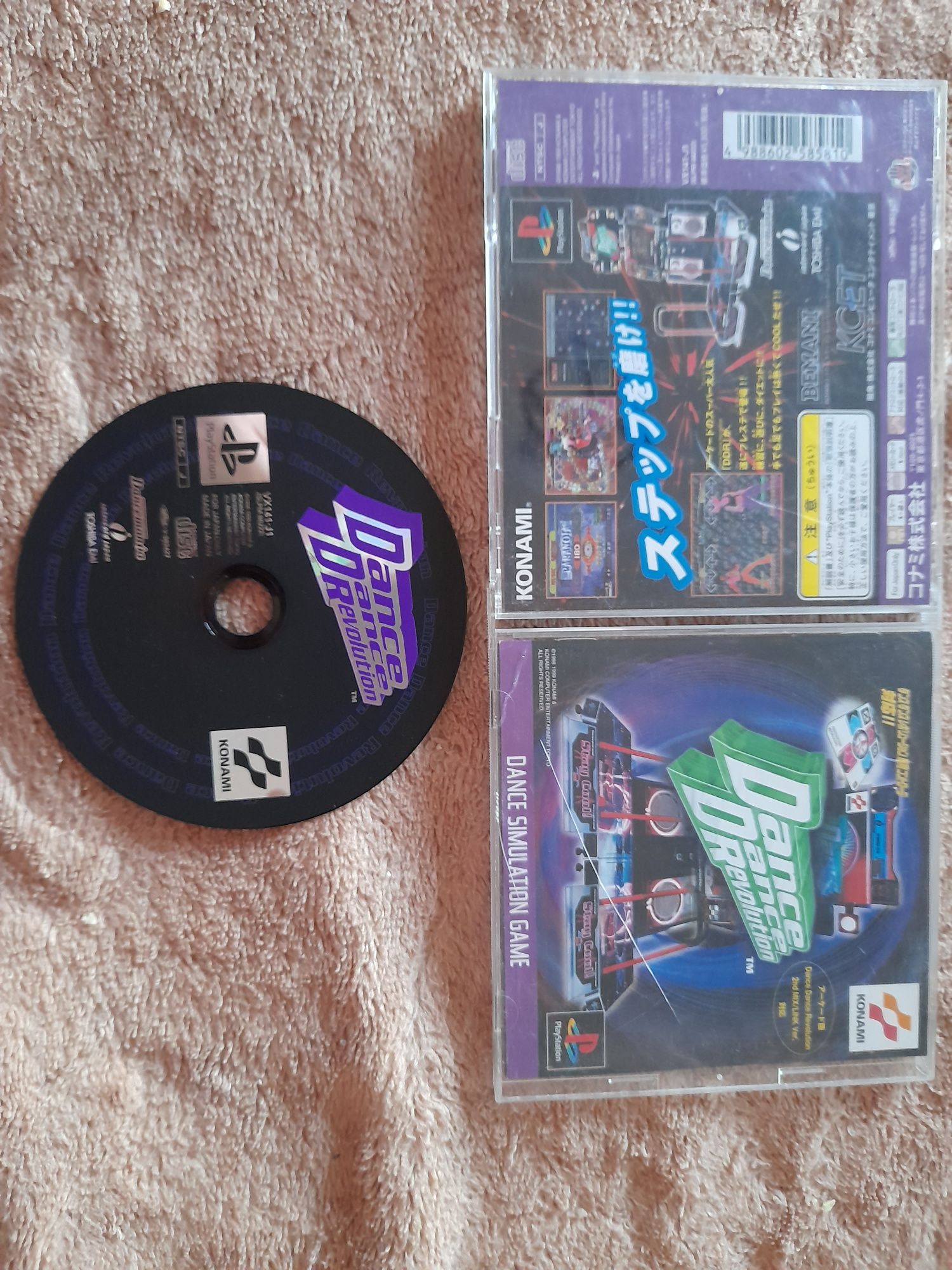 Dance dance revolution 1 ps1 psx retro ntsc j kolekcjonerski stan impo