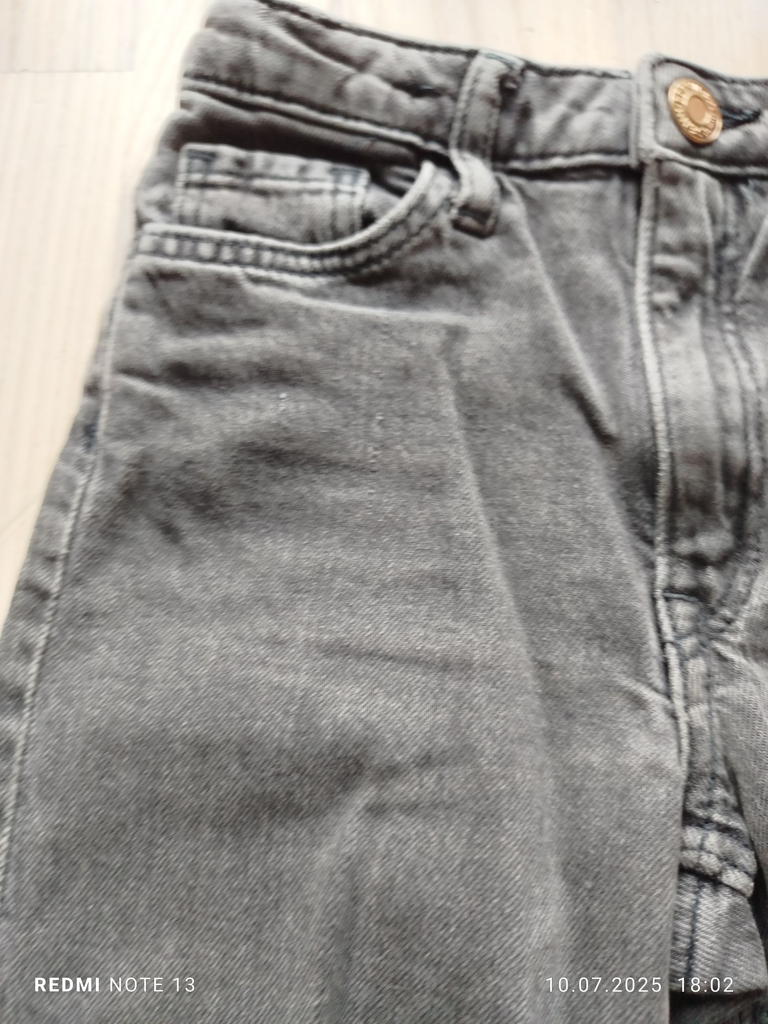 Szerokie spodnie jeansowe dżinsowe jeansy dżinsy H&M 110