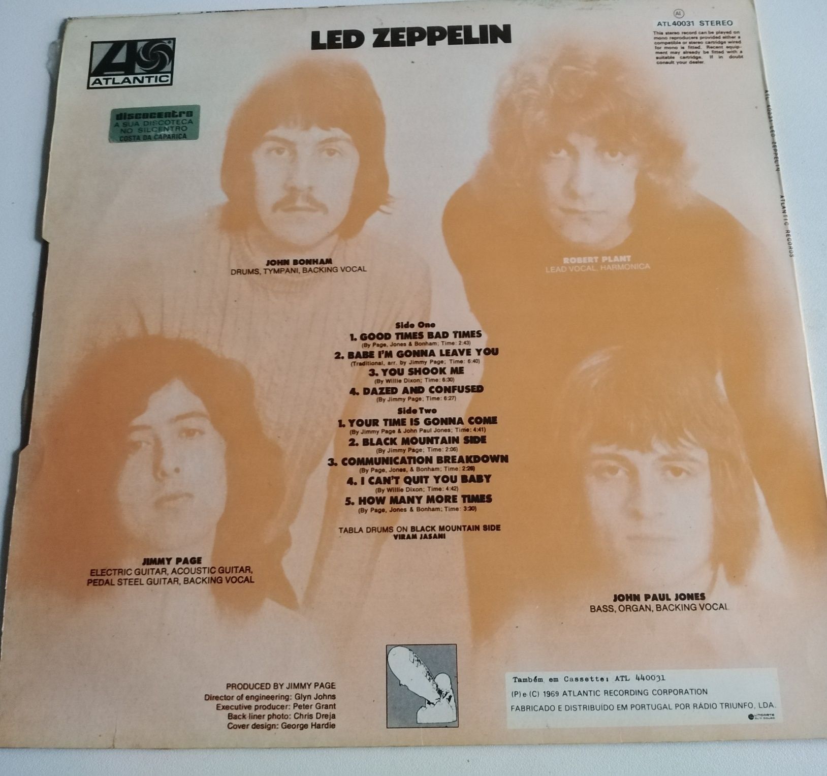 4 Vinil Led Zeppelin, como novos! !