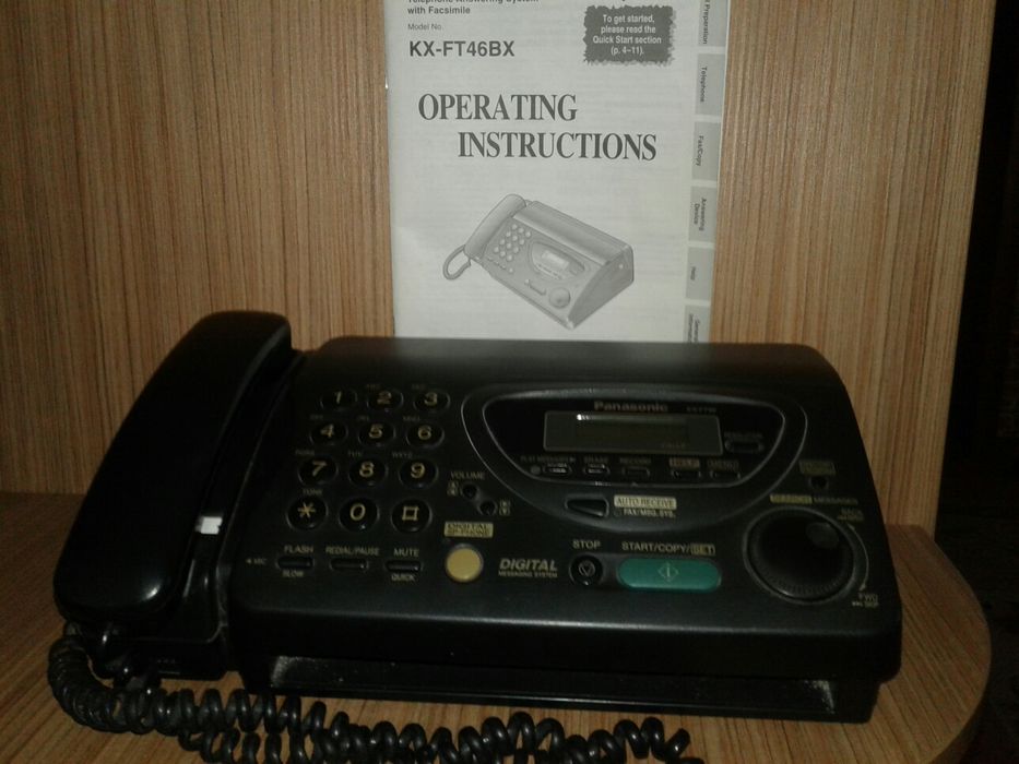 Телефон - факс Panasonic.