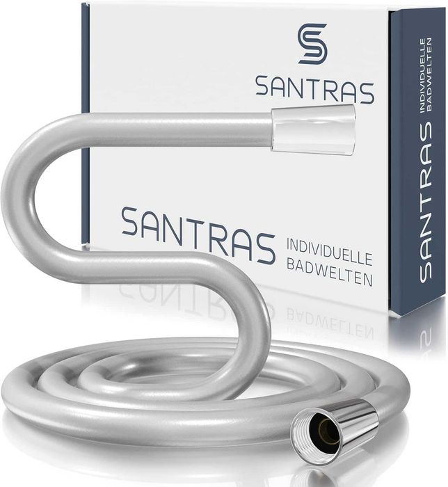 Wąż prysznicowy PREMIUM Chrom 1,00 m Santras